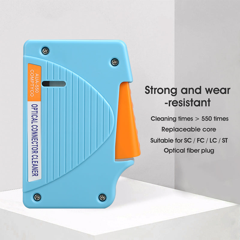 COMPTYCO Fiber Optic End Face Detector One Click 1.25/2.5mm Cleaning Pen Cleaning Box Fiber Optic Microscope Fiber Optic