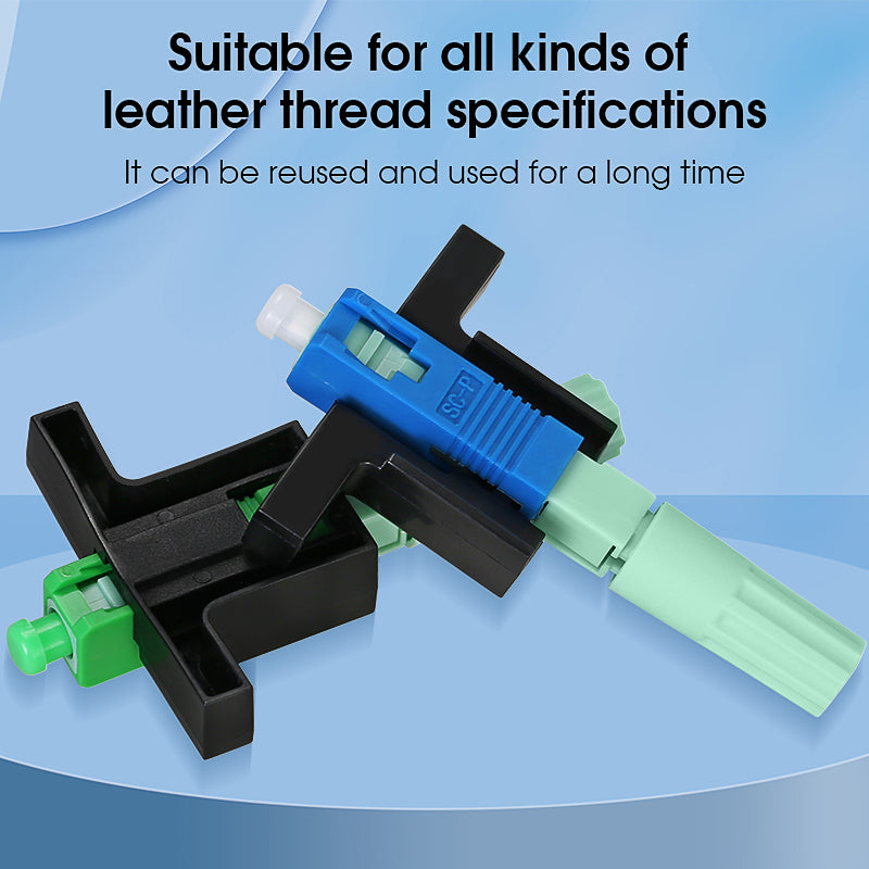 FTTH SC/UPC SC/APC Fiber Optic Fast Connector Quick Connector Drop Cable Fast Click Connector SM Fiber Optic Quick Conne
