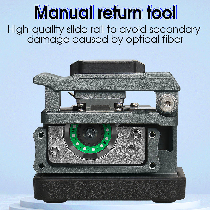 COMPTYCO AUA-X3 High Quality Fiber Optic Cutting Machine Manual Knife Return 3in1 Fixture Hot Melt FTTH Tool Fiber Optic