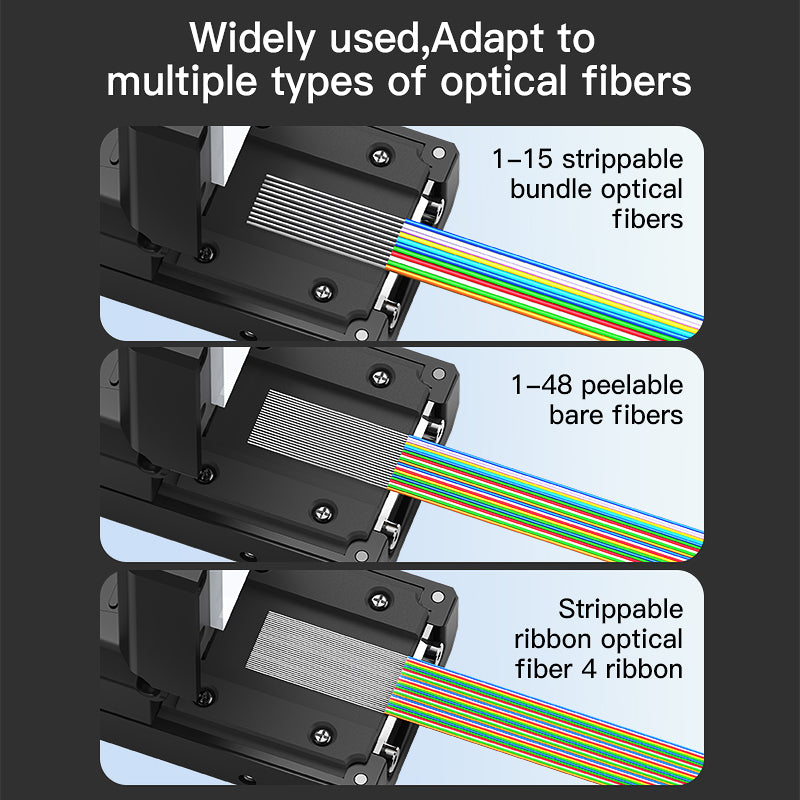 COMPTYCO S9 FTTH Use Fiber Optic Thermal Stripper Auto Heating Stripping Tool 3500mAh Rechargeable Stripper Optical Fibe