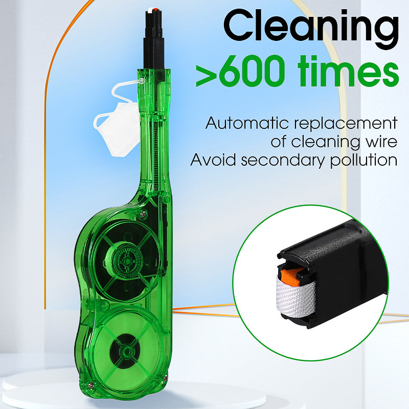 COMPTYCO AUA-M600 Fiber Optic Cleaning Pen 600 Times Fiber Optic One-click Cleaner MPO/MTP Connectors Fiber Optic Cleane