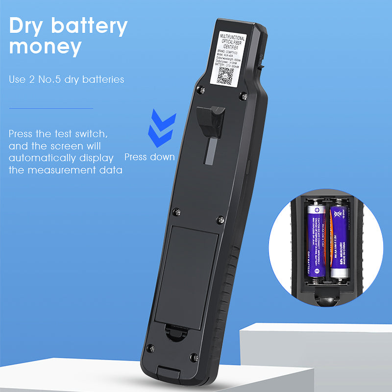 COMPTYCO AUA-40A Dry Battery 4 in 1 Fixed Device Configuration OFI+10mw VFL+LED 3 in 1 SM MM Fiber Cable Fiber Optic Ide