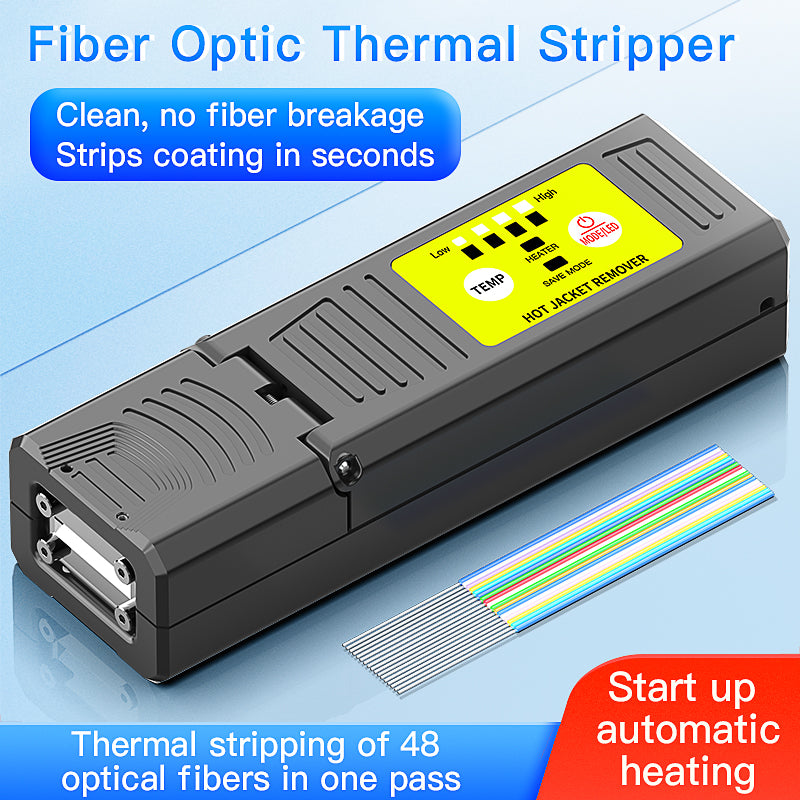 COMPTYCO S9 FTTH Use Fiber Optic Thermal Stripper Auto Heating Stripping Tool 3500mAh Rechargeable Stripper Optical Fibe