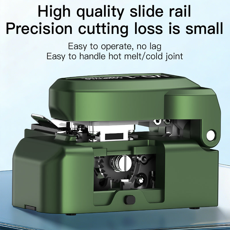 COMPTYCO VD-1 High Precision One-step Optical Fiber Cutter for Fusion Splicing Fiber Optic Cleaver Hot Melt Tool Fiber C