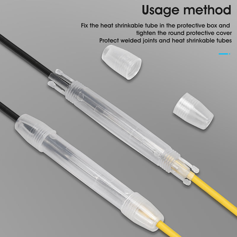 FTTH Outdoor Drop Optical Fiber Cable Water Resistant Optical Fiber Jointer Box Fiber Optic protection Box