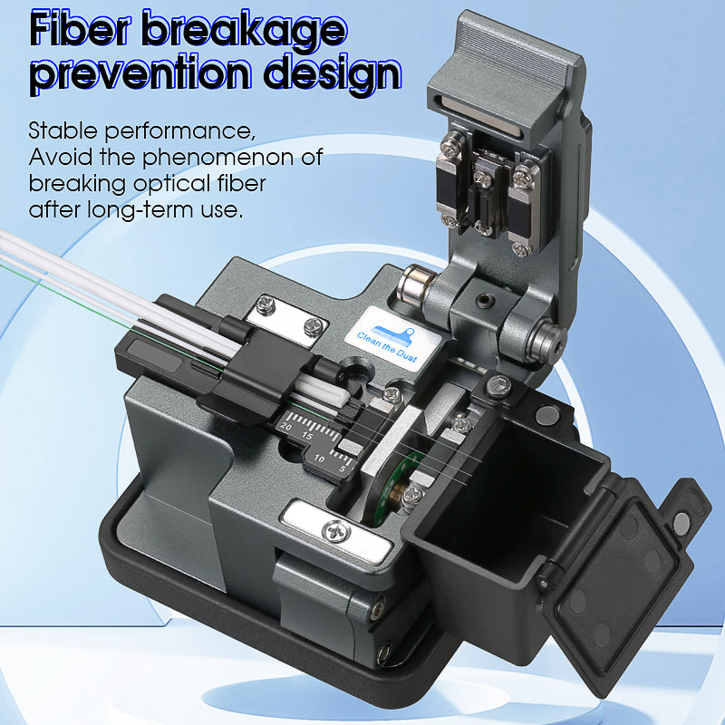 COMPTYCO AUA-X3 High Quality Fiber Optic Cutting Machine Manual Knife Return 3in1 Fixture Hot Melt FTTH Tool Fiber Optic