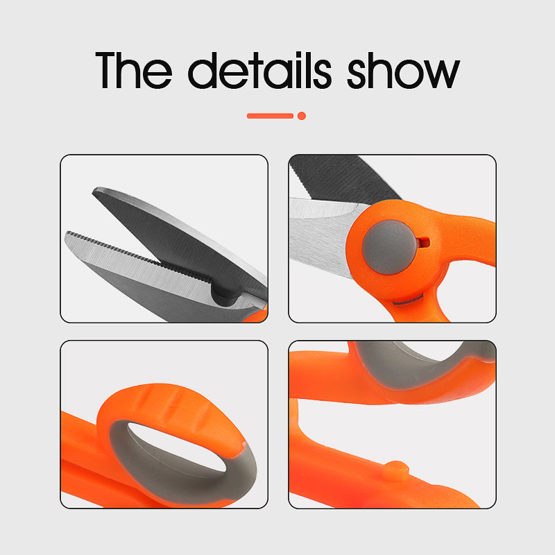 COMPTYCO Handle Electrician Sawtooth Aramid Cutting Tail Fiber Jumper Fiber Cable Scissors Fiber Optic Patch Cord Scisso