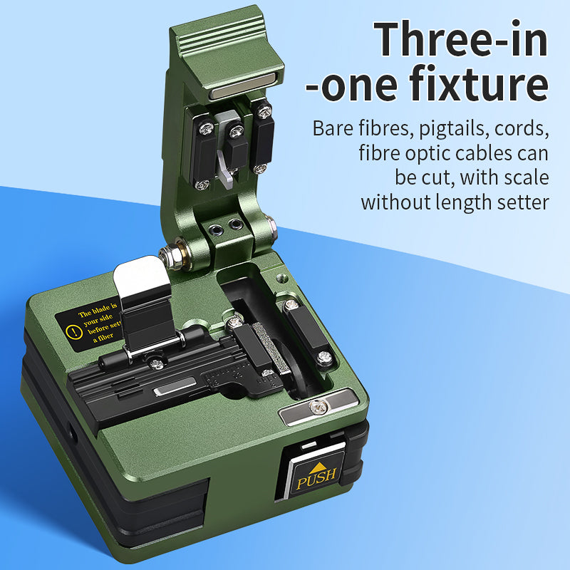 COMPTYCO FTTH High Precision Fiber Optic Cutter for Fusion Splicing Fiber Tool AUA-S2 SKL-S2 Hot Melt Optical Fiber Clea