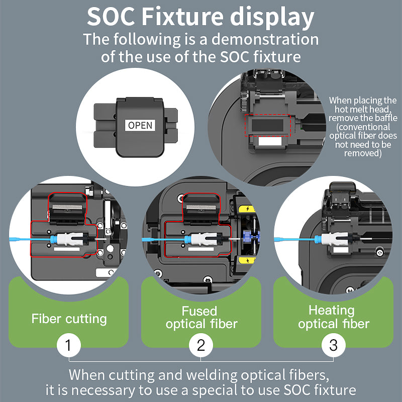 COMPTYCO S-70 Fiber Optic Splicing Machine 6 Motors 8/18S Fiber Optic Soudeuse FTTH Optical Fiber Welding Machine Fusion