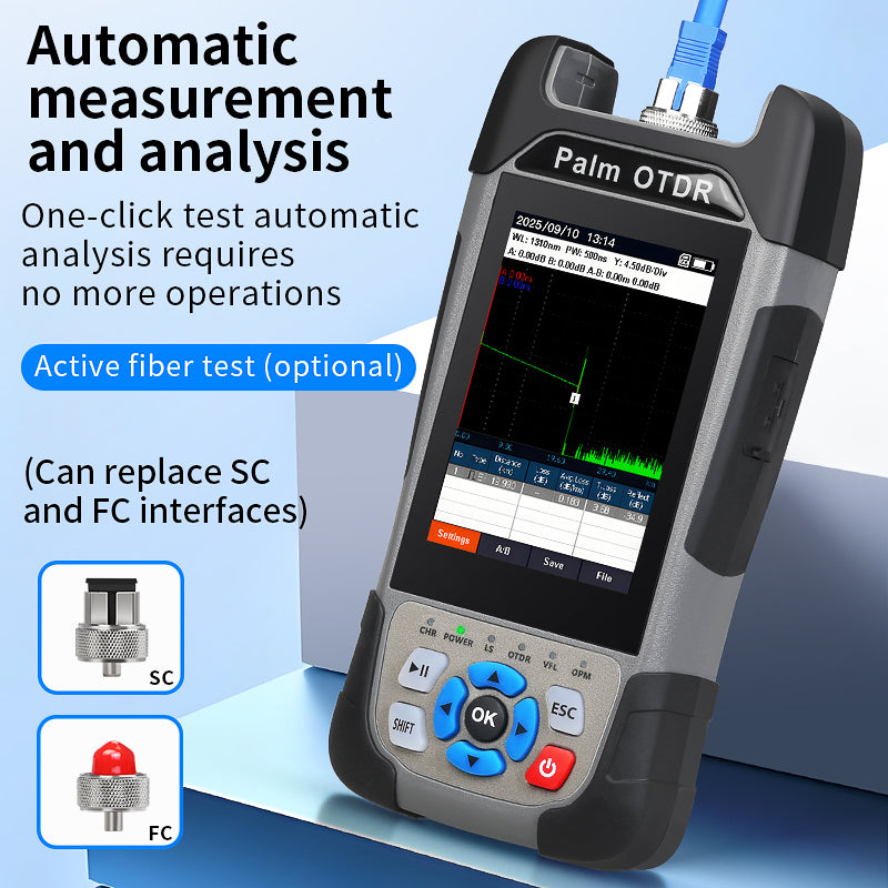 COMPTYCO SM 1310/1550/1610/1625/1650nm Optical Time Domain Reflectometer Optical Power Meter VFL OPM Optical Loss RJ45 T