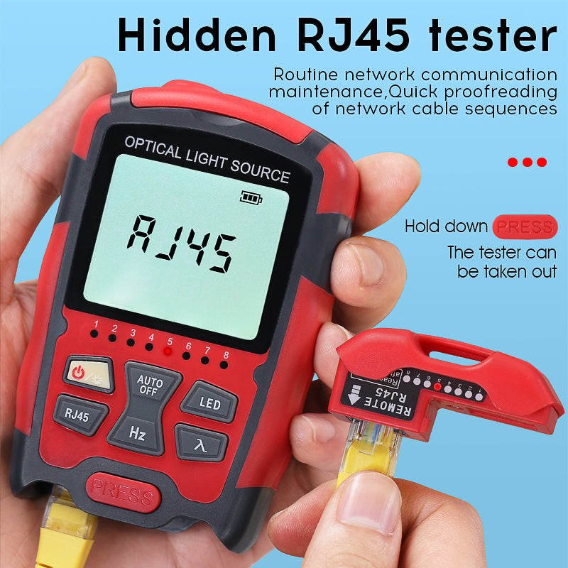 COMPTYCO AUA-M1315 Fibre Optic Light Sources Dry Cell OLS Fiber Optical Laser Tester 1310 1550nm Handheld Optical Light 