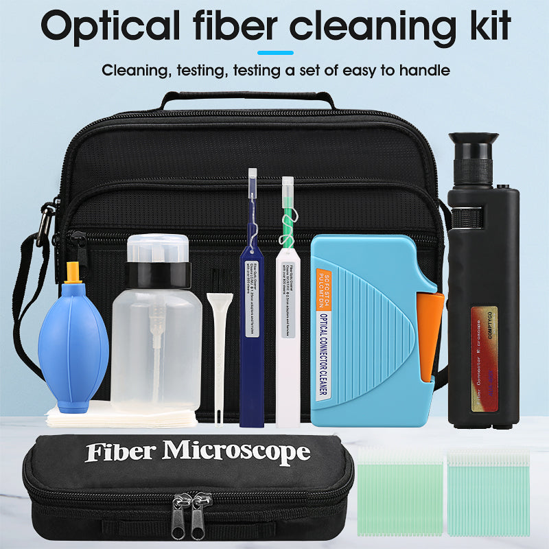 COMPTYCO One Click 1.25/2.5mm Cleaning Pen/Box Fiber Cleaning Tool Set AUA-400X Fiber Optic Microscope Fiber Optic Clean