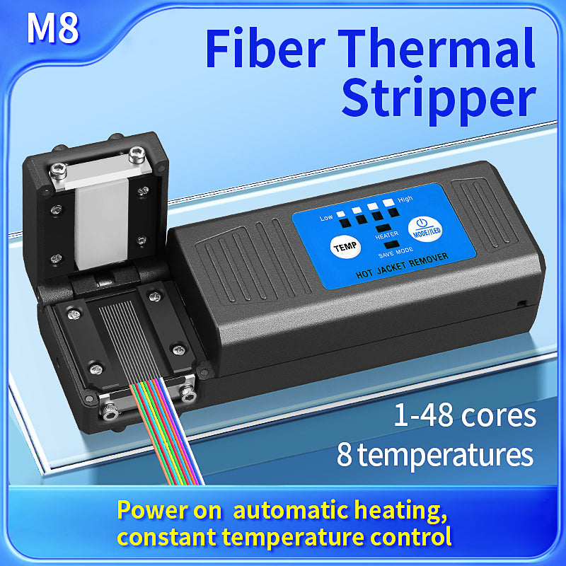 COMPTYCO M8 Hot Jacket Remover Heated Optical Wire Stripping Thermal Stripping of Ribbon Lithium Battery Fiber Thermal S