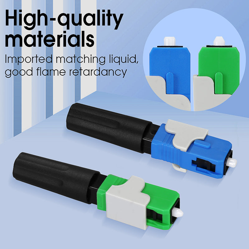 COMPTYCO FTTH Cold Splicing Tool SC/UPC SC/APC Fiber Cable Skin Cold Splicing Device Single Mode Fiber Optic Quick Conne