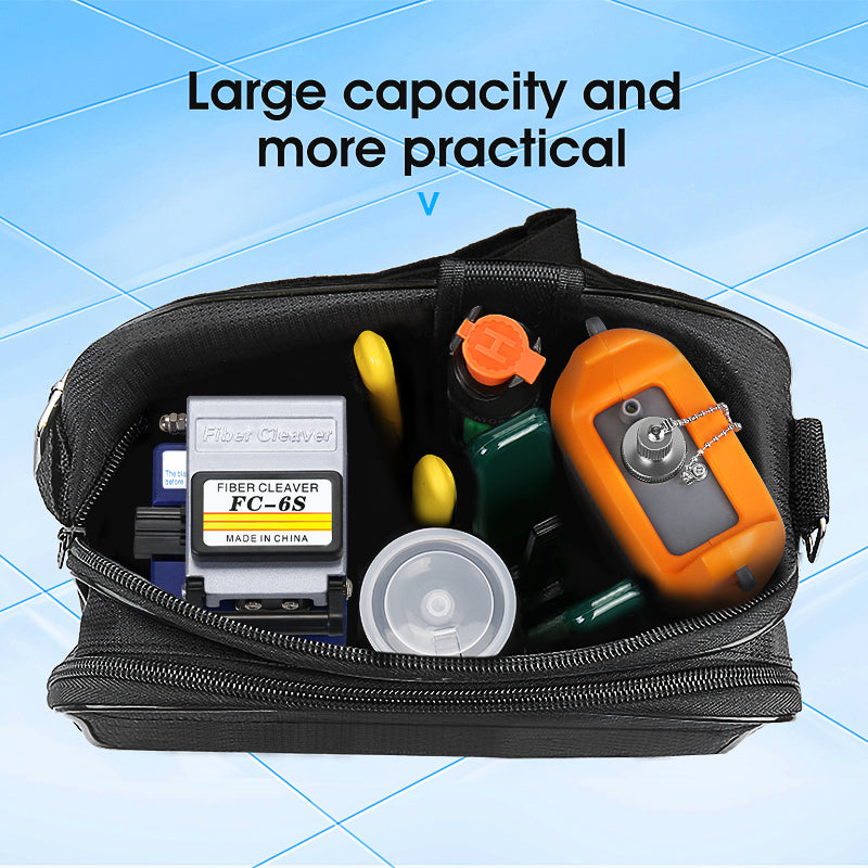 Fiber Tool Kit FC-6S Fiber Cleaver AUA-G710A Optical Power Meter AUA-30mw Visual Fault Locator OPM VFL Optical Fiber Too
