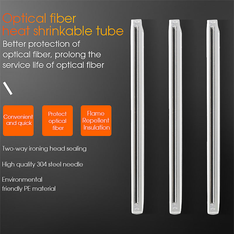 45/60mm Fiber Optic Heat Shrink Sleeve for Fusion Splicer Used in FTTH Fiber Optic Heat Shrink Tube Splicing Tube Sleeve