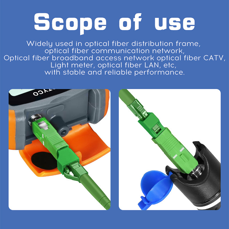 High Quality Single Mode SC-LC Fiber Adapter Hybrid Optical Fiber Converter Head SC/APC (Male) to LC/APC ( Female) Fiber