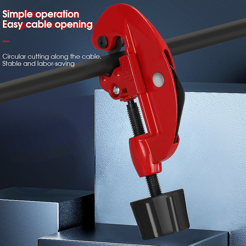 COMPTYCO Fiber Optic Stripper 3-28MM Horizontal Fiber Optic Cable Opener Fiber Optic Stripping Cable Strippers