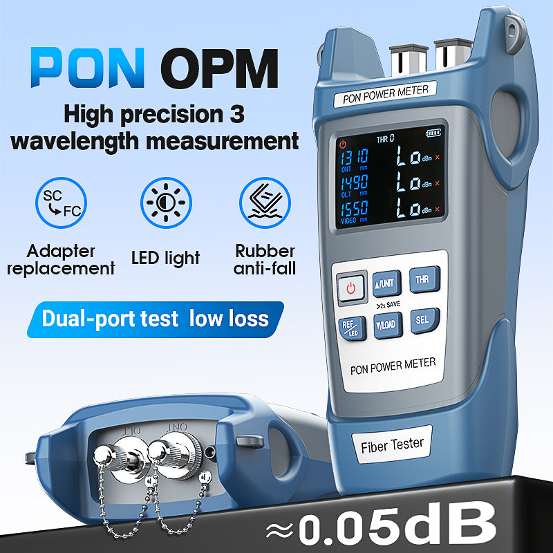COMPTYCO FTTX AUA-350U/A UPC/APC Network Detection Online test 1310/1490/1550nm Fiber Optic Tester PON Optical Power Met