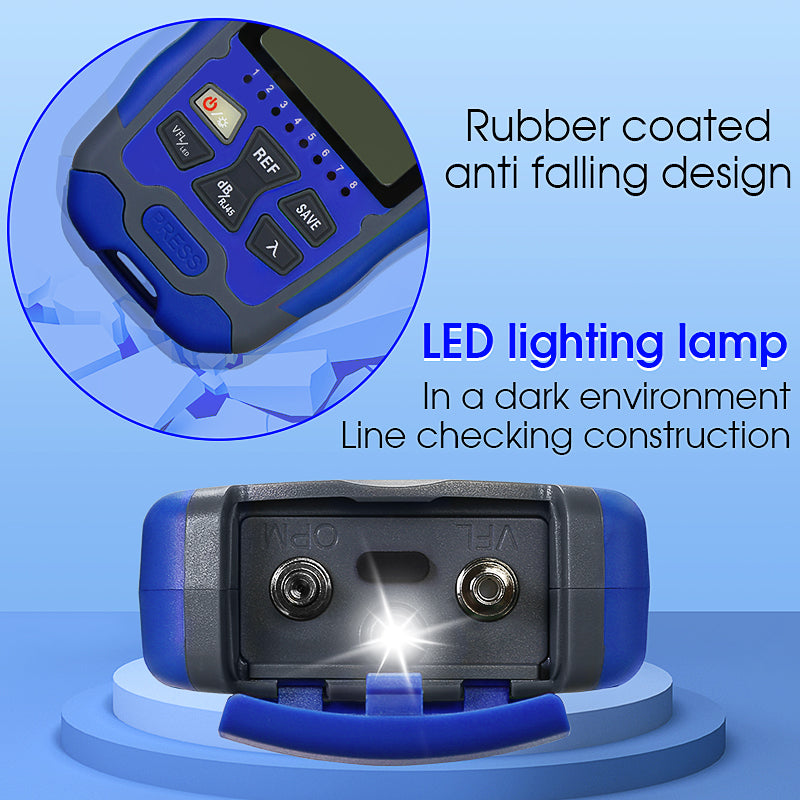 COMPTYCO Optical Multi Meter OPM+VFL+LED+RJ45 Tester Function Visual Fault Locator FC/SC/ST Dry Battery Mini Optical Pow