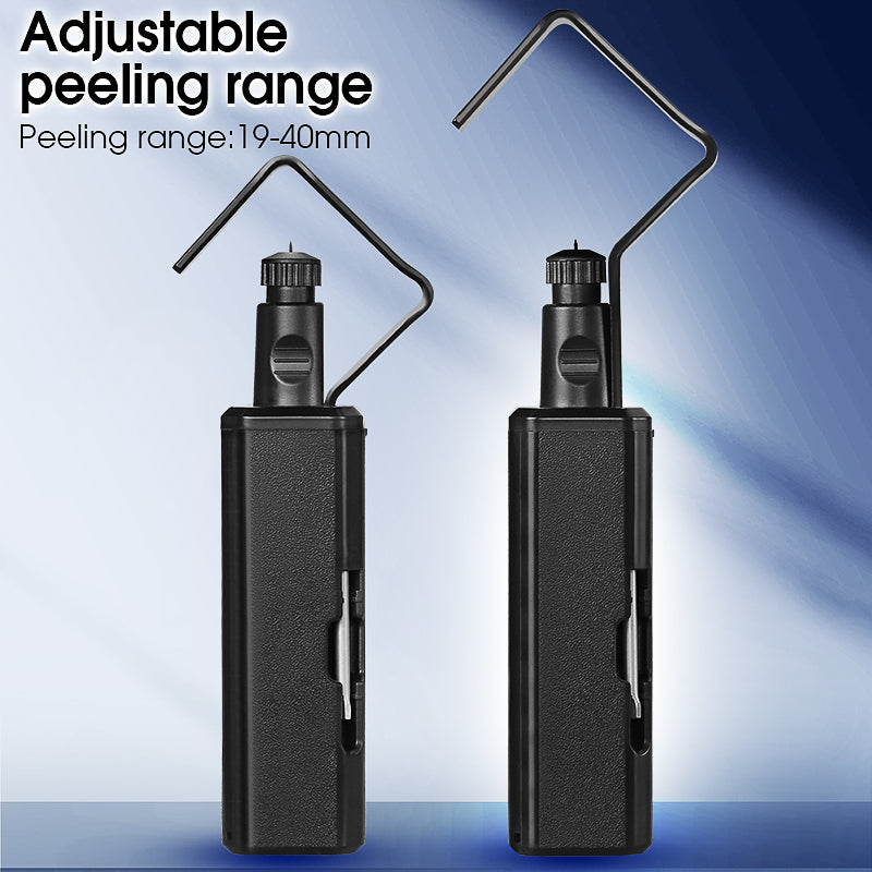 COMPTYCO Longitudinal Transverse Dual Use Cable Stripper Tool 19-40mm/4.5-29mm Round Cable Jacket Slitter for Fiber Opti