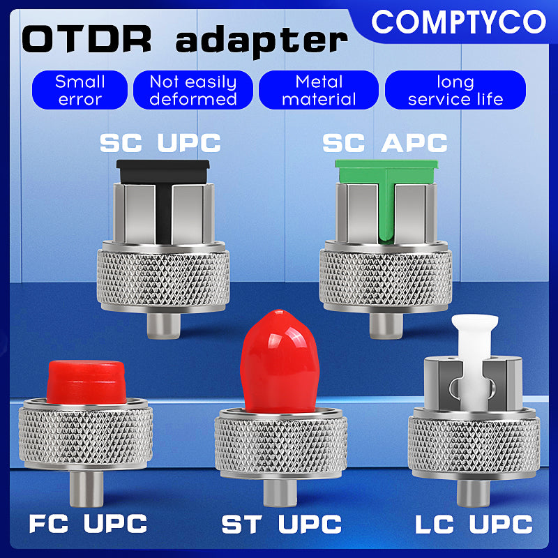 COMPTYCO OTDR Adapter Fiber Optic Time Domain Reflectometer Adapter SC/FC/ST//LC/UPC SC/APC Interface Adapter Converter