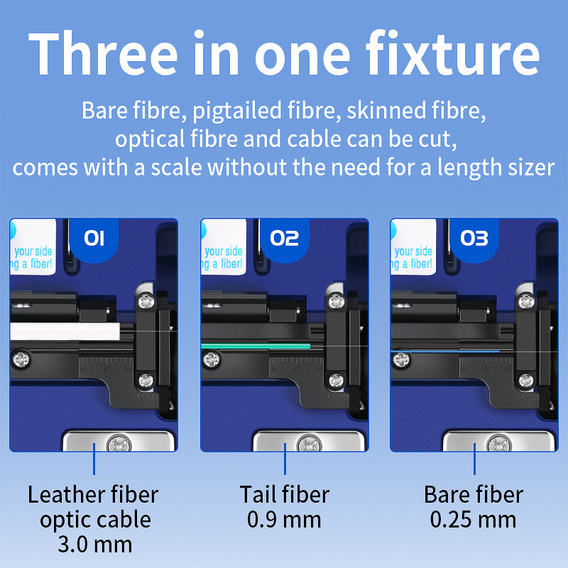 COMPTYCO FTTH High Precision FC-6S Automatic Return Fiber Optic Cutter Cold Joint Tools Fiber Optic Cutter Optical Fiber