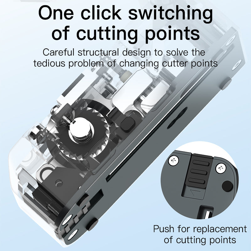COMPTYCO VD-1 High Precision One-step Knife Optical Fiber Cutter for Fusion Splicing Fiber Optic Cleaver Hot Melt Fiber 