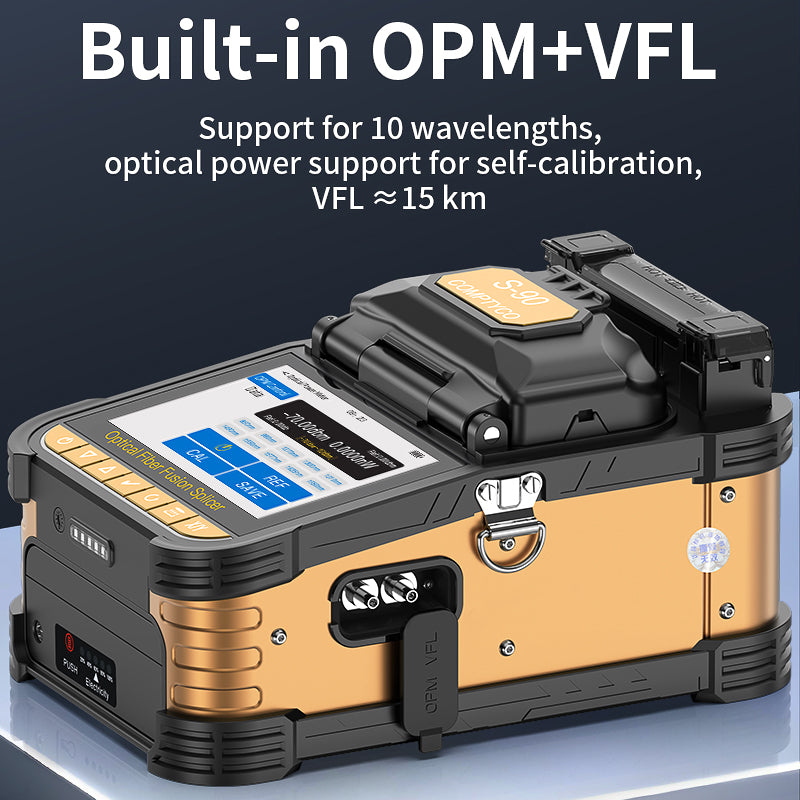 COMPTYCO S-90 High Performance Splicing Machine Fusion Splicer Machine 6 Motor Fiber Optic Fusion Splicer Fiber Optic Eq
