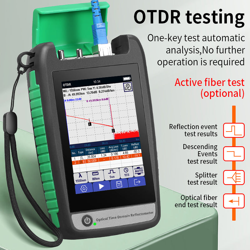 COMPTYCO AUA-18/161/180U/A Optical Time Domain Reflectometer 1310/1550/1610/1625/1650nm 80KM Active Optical Fiber test M