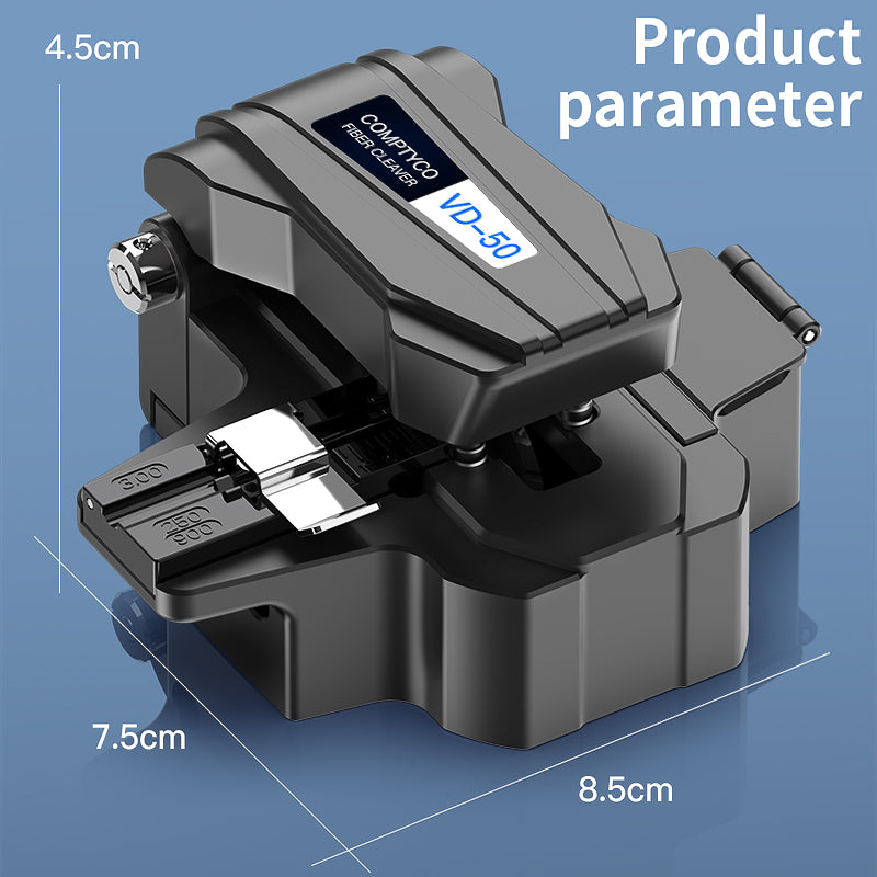 COMPTYCO High Precision One Step Knife with Scrap Box VD-50 Optical Fiber Cutter Fiber Optic Cleaver Hot Melt Fiber Clea
