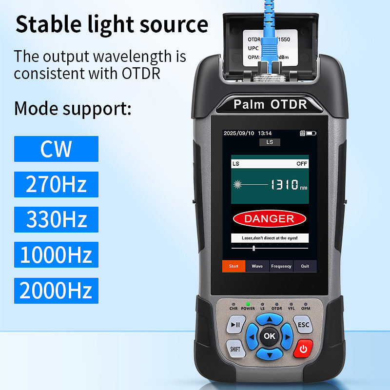 COMPTYCO SM 1310/1550/1610/1625/1650nm Optical Time Domain Reflectometer Optical Power Meter VFL OPM Optical Loss RJ45 T