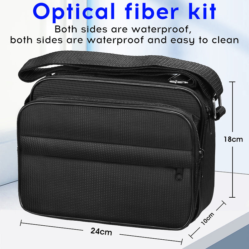 FTTH 12pcs Fiber Tool Set with Fiber Cleaver Optical Power Meter Visual Fault Locator Fiber Stripper OPM VFL Kit De Fibr