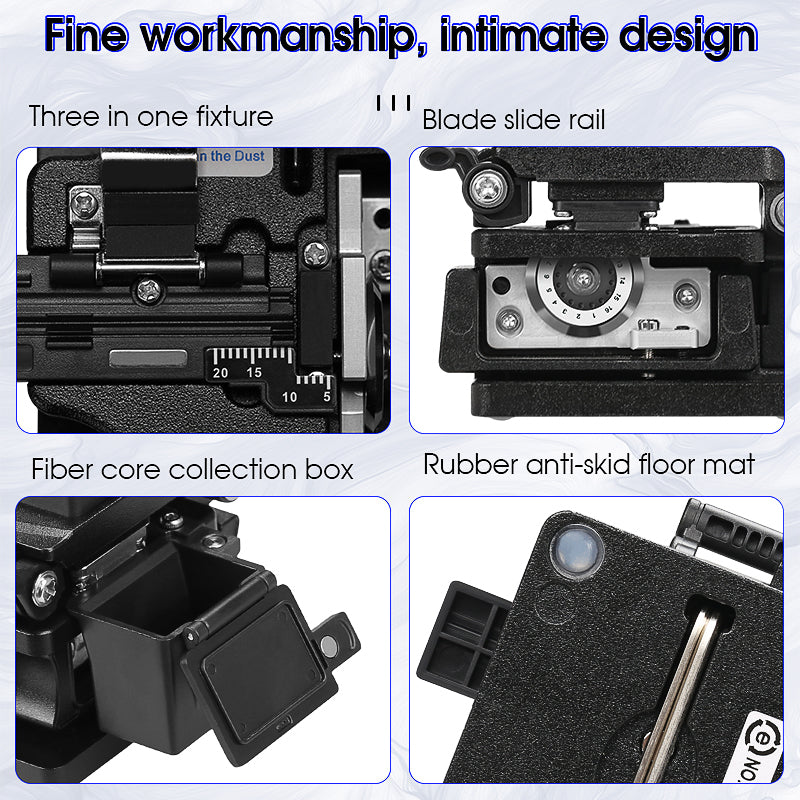 COMPTYCO AUA-X0 High Precision FTTH Fiber Optic Cutter for Fusion Splicing Fiber Optic Cutter Hot Melt Fiber Optical Cle