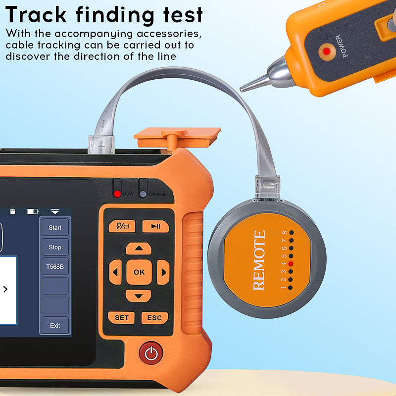 COMPTYCO AUA562U/A Live Testing Optical Time Domain Reflectometer 80km 1625nm 9 Functionality OPM VFL Fiber Optic Tester