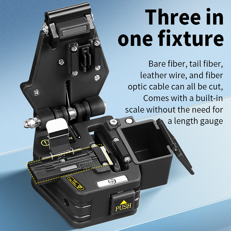 COMPTYCO High Precision Automatic Return Fiber Optic Cutter for Fusion Splicing AUA-60C Cold Joint Hot Melt Tools Fiber 