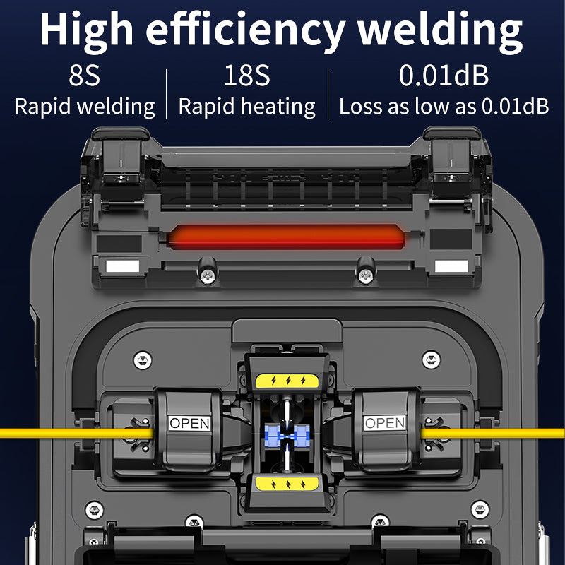 COMPTYCO S-90 High Performance Splicing Machine Fusion Splicer Machine 6 Motor Fiber Optic Fusion Splicer Fiber Optic Eq