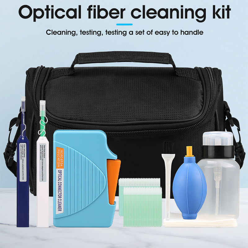 COMPTYCO One Click 1.25/2.5mm Fiber Optic Cleaning Pen Cleaning Box Tool Kit Fiber Optic Cleaning Tool Set Fiber Optic C