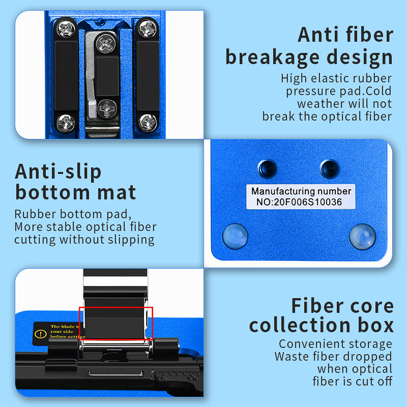 COMPTYCO Good Price FTTH High Precision Fiber Optic Cutter for Fusion Splicing AUA-S2 SKL-S2 Hot Melt Optical Fiber Clea