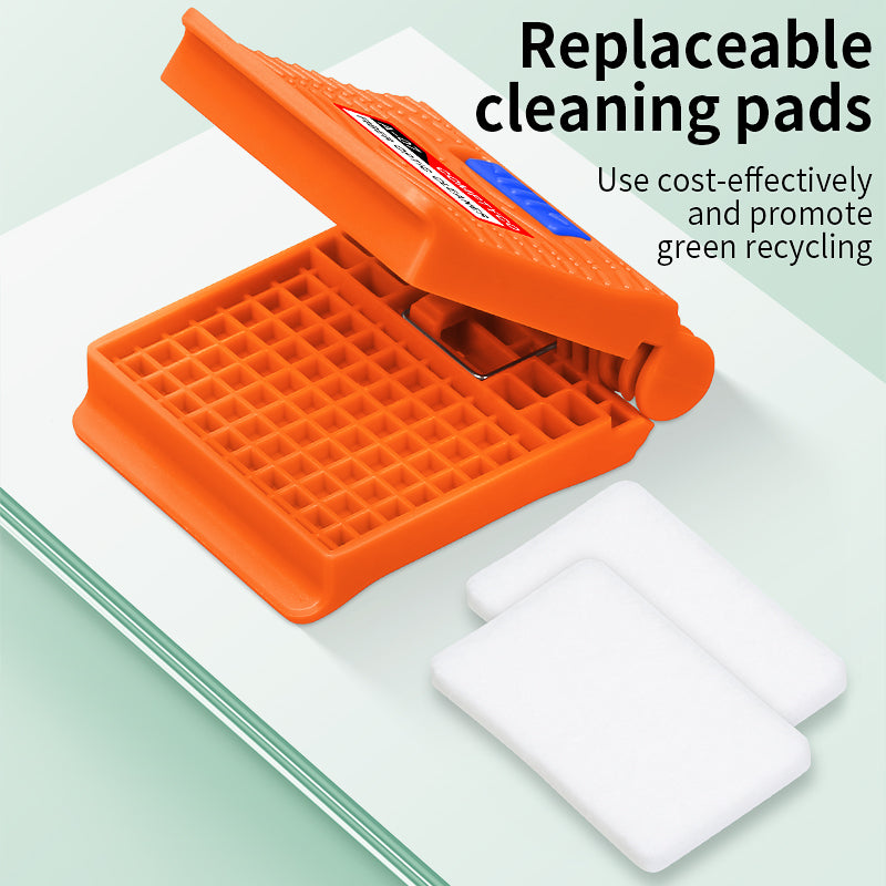 COMPTYCO Factory Direct A-07 Fiber Cleaning Clip Optical Fiber Wipe-Clip FTTH Fiber Optic Cleaner with Alcohol Bottle (E