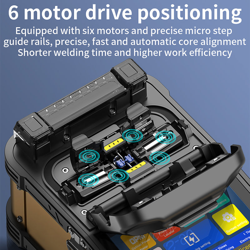COMPTYCO S-90 High Performance Splicing Machine Fusion Splicer Machine 6 Motor Fiber Optic Fusion Splicer Fiber Optic Eq