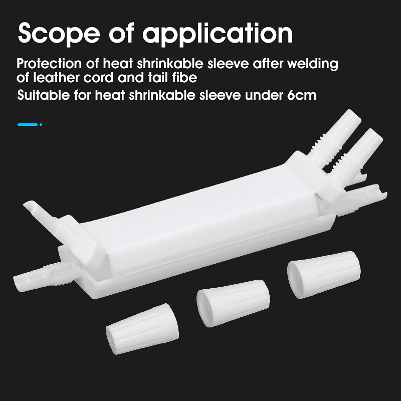 COMPTYCO 1 in 2 Out ABS Plastic Optical Fiber Jointer Box Optical Cable Sheath Protective Sleeve Fiber Optic protection 