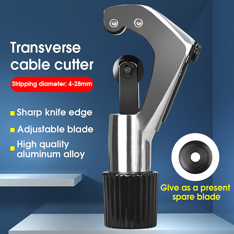 COMPTYCO Fiber Optic Stripper 4-28MM Horizontal Fiber Optic Cable Opener Fiber Optic Stripping Cable Strippers with Spar