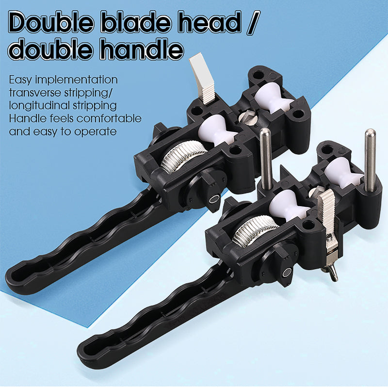 COMPTYCO AUA-F9 Fiber Optic Cable Stripper 8-30mm Longitudinal and Transverse Fiber Optic Cable Opener Optical Cable Cut