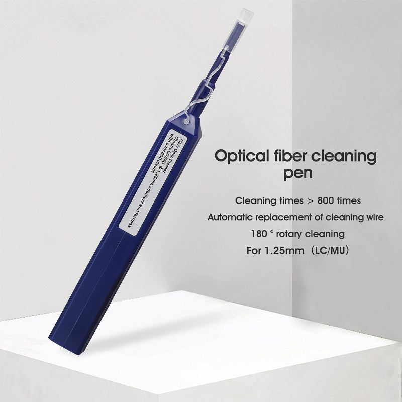 COMPTYCO One Click 1.25/2.5mm Fiber Optic Cleaning Pen Cleaning Box Tool Kit Fiber Optic Cleaning Tool Set Fiber Optic C