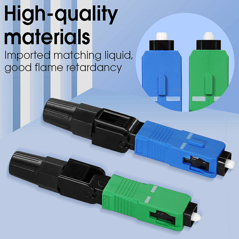 COMPTYCO Factory Price FTTH Fast Connector Single Mode Fiber Optic Quick Cold SC APC/UPC Embedded Fiber Optic Quick Conn