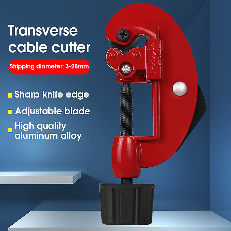 COMPTYCO Fiber Optic Stripper 3-28MM Horizontal Fiber Optic Cable Opener Fiber Optic Stripping Cable Strippers
