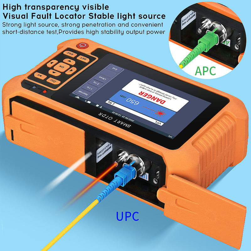COMPTYCO AUA562U/A Live Testing Optical Time Domain Reflectometer 80km 1625nm 9 Functionality OPM VFL Fiber Optic Tester