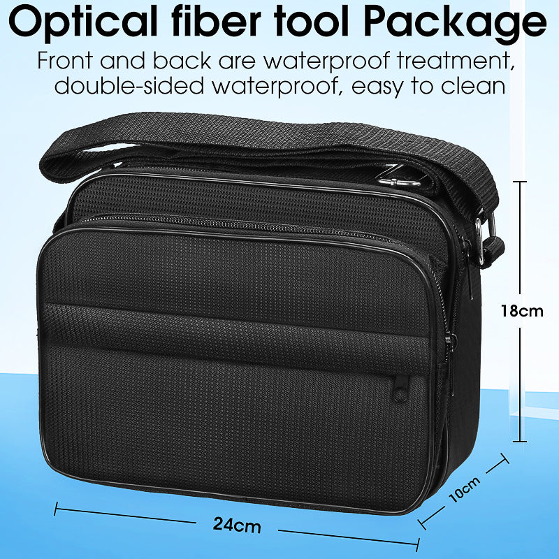 COMPTYCO 17pcs FTTH Fiber Optic Tools Kit with Fibra Optica Power Meter Visual Fault Locator Fiber Cleaver Kit De Fibre 