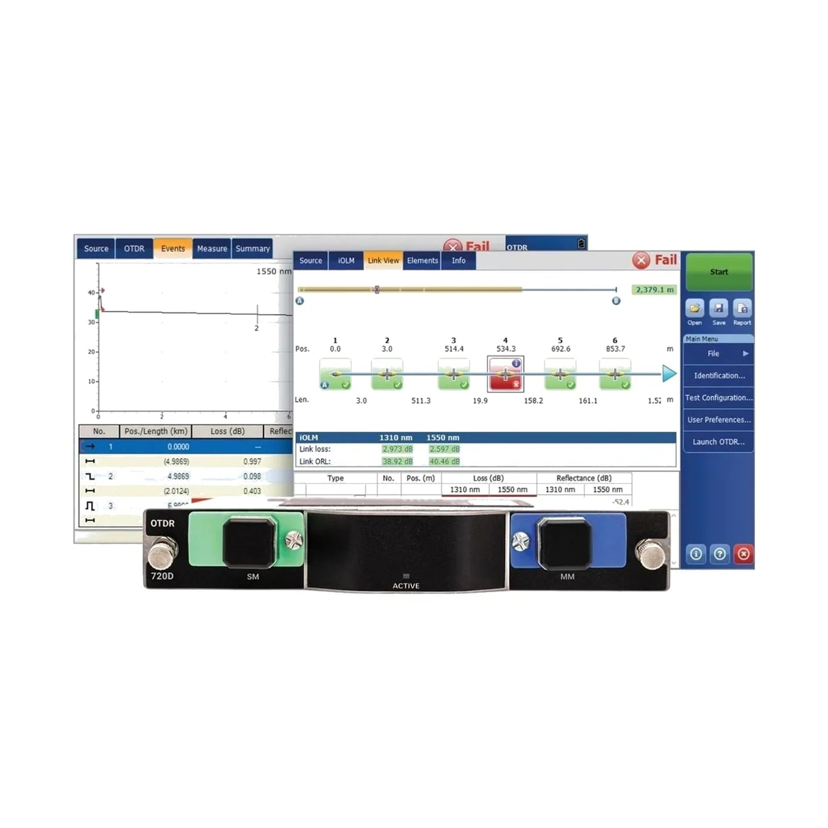 EXFO FTBx-720D OTDR Module